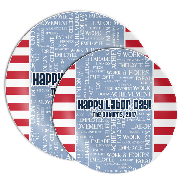 Labor Day Melamine Plates - PARENT/MAIN