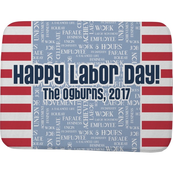Labor Day Memory Foam Bath Mat 48 X 36