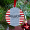 Labor Day Metal Ball Ornament - Lifestyle