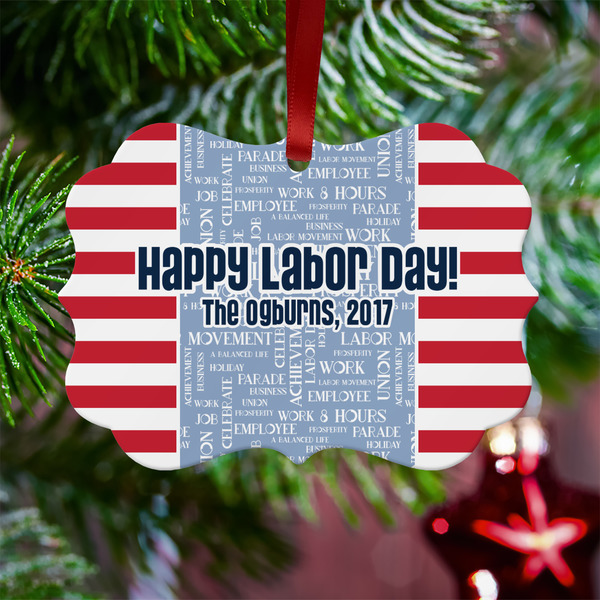 Labor Day Metal Benilux Ornament - Lifestyle