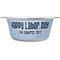 Labor Day Metal Pet Bowl - White Label - Medium - Main