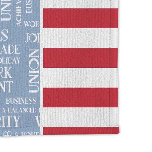 Labor Day Microfiber Dish Rag - DETAIL