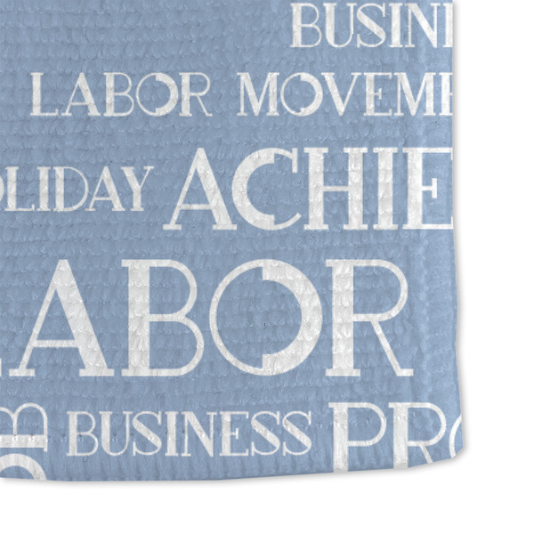 Labor Day Microfiber Dish Towel - DETAIL