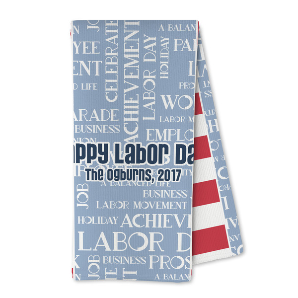 Custom Labor Day Kitchen Towel - Microfiber (Personalized)