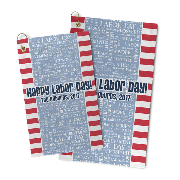 Labor Day Microfiber Golf Towel - PARENT/MAIN