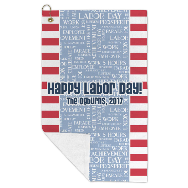 Labor Day Microfiber Golf Towels - FOLD