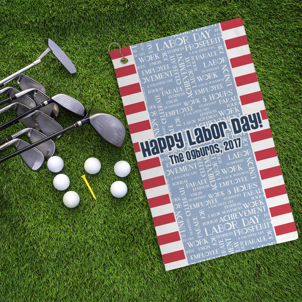 Labor Day Microfiber Golf Towels - LIFESTYLE