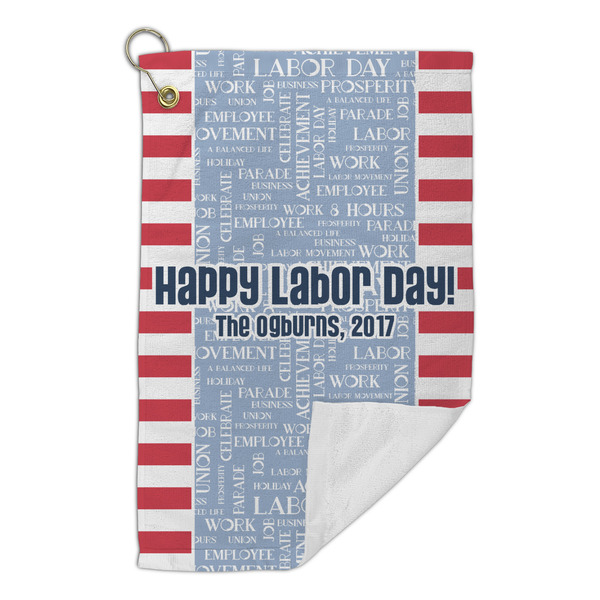 Labor Day Microfiber Golf Towels Small - FRONT FOLDED