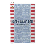 Labor Day Microfiber Golf Towel - Small (Personalized)
