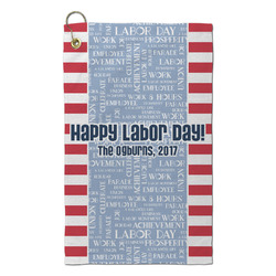 Labor Day Microfiber Golf Towel - Small (Personalized)