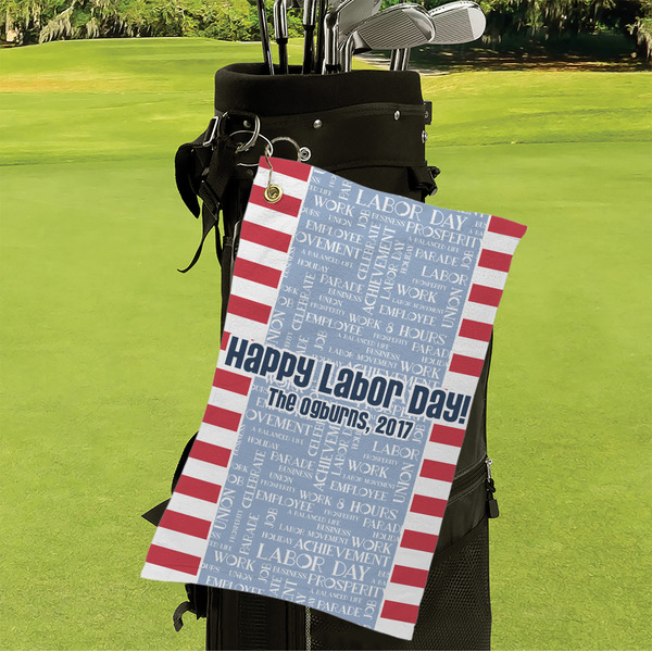 Labor Day Microfiber Golf Towels - Small - LIFESTYLE