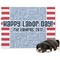 Labor Day Dog Blanket - Large (Personalized)