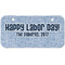 Labor Day Mini/Bicycle License Plate (2 Holes) (Personalized)