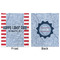 Labor Day Minky Blanket - 50"x60" - Double Sided - Front & Back