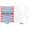 Labor Day Minky Blanket - 50"x60" - Single Sided - Front & Back