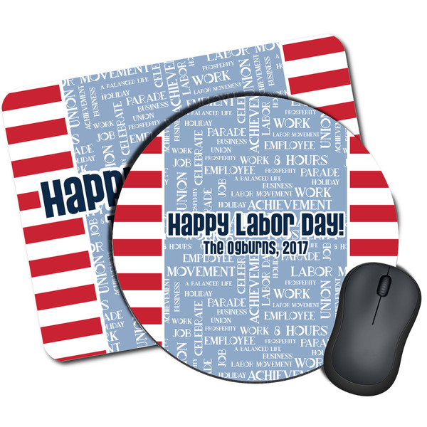 Custom Labor Day Mouse Pad (Personalized)