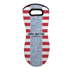 Labor Day Neoprene Oven Mitt w/ Name or Text