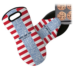 Labor Day Neoprene Oven Mitt w/ Name or Text