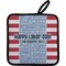 Labor Day Pot Holder w/ Name or Text