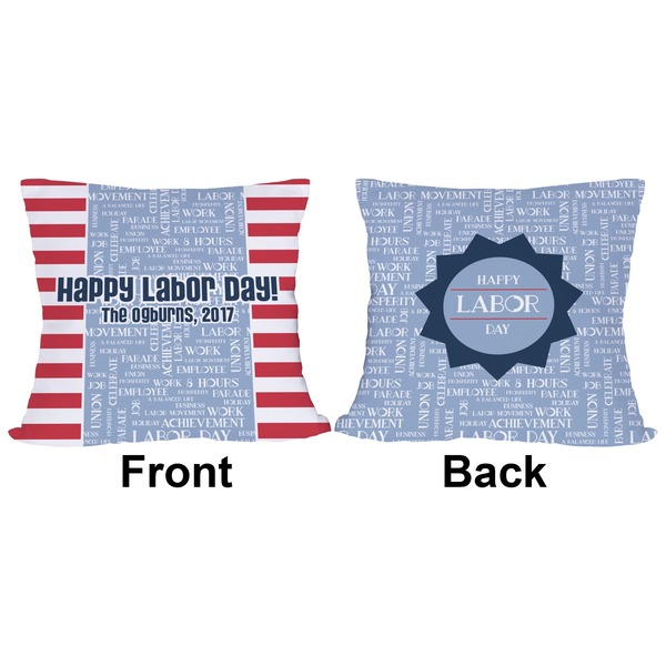 Labor Day Outdoor Pillow - 18x18