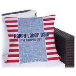 Labor Day Outdoor Pillow (Personalized)