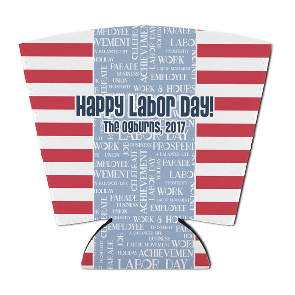 Custom Labor Day Party Cup Sleeve - with Bottom (Personalized)