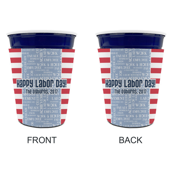 Labor Day Party Cup Sleeves - without bottom - Approval