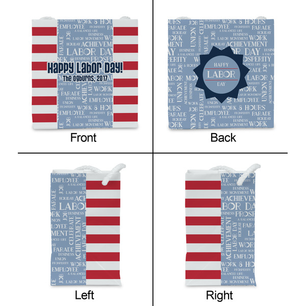 Labor Day Party Favor Gift Bag - Gloss - Approval