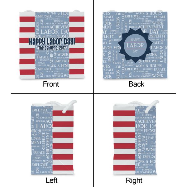 Labor Day Party Favor Gift Bag - Matte - Approval