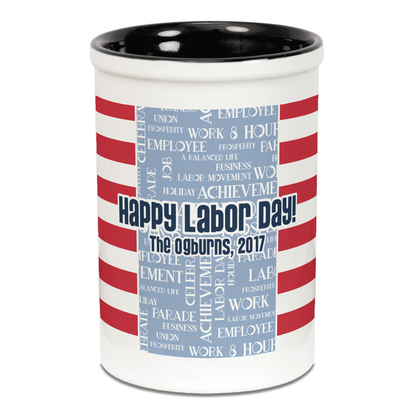 Labor Day Pencil Holder - Black