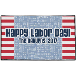 Labor Day Door Mat - 60"x36" (Personalized)
