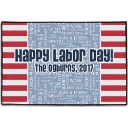 Labor Day Door Mat - 36"x24" (Personalized)