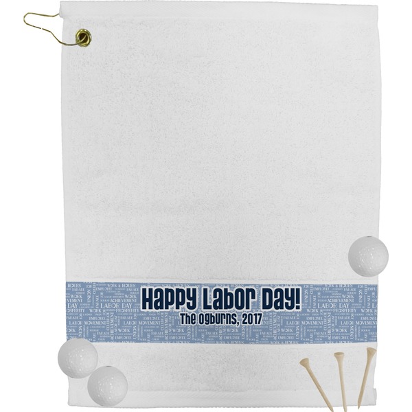 Custom Labor Day Golf Bag Towel (Personalized)