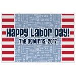 Labor Day Laminated Placemat w/ Name or Text