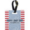 Labor Day Personalized Square Luggage Tag