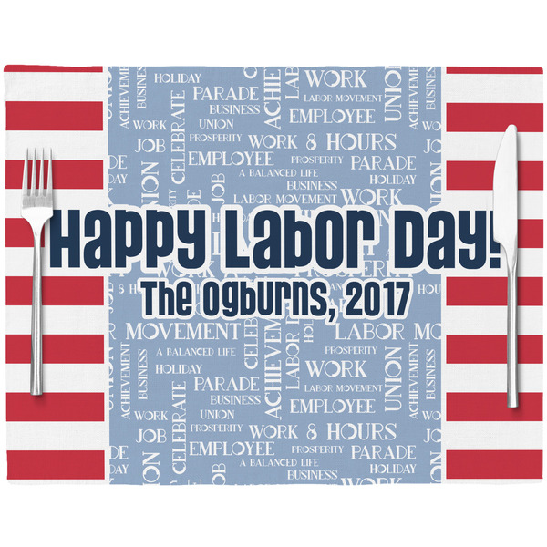 Labor Day Placemat with Props