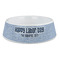 Labor Day Plastic Dog Bowl - Large (Personalized)