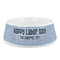 Labor Day Plastic Dog Bowl (Personalized)