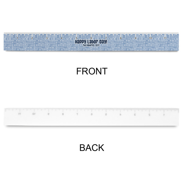 Labor Day Plastic Ruler - 12" - APPROVAL