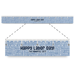Labor Day Plastic Ruler - 12" (Personalized)