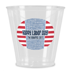 Labor Day Plastic Shot Glass (Personalized)