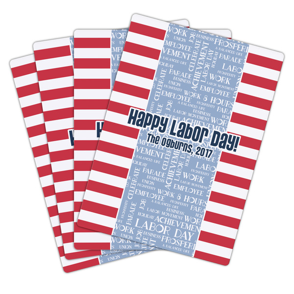 Labor Day Playing Cards - Hand Back View