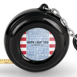 Labor Day Pocket Tape Measure - 6 Ft w/ Carabiner Clip (Personalized)