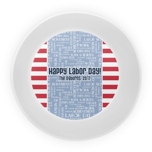 Labor Day Melamine Bowl - Center