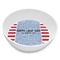 Labor Day Melamine Bowl - Side and center