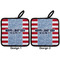 Labor Day Pot Holders - Set of 2 APPROVAL