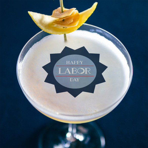 Labor Day Printed Drink Topper - XLarge - In Context