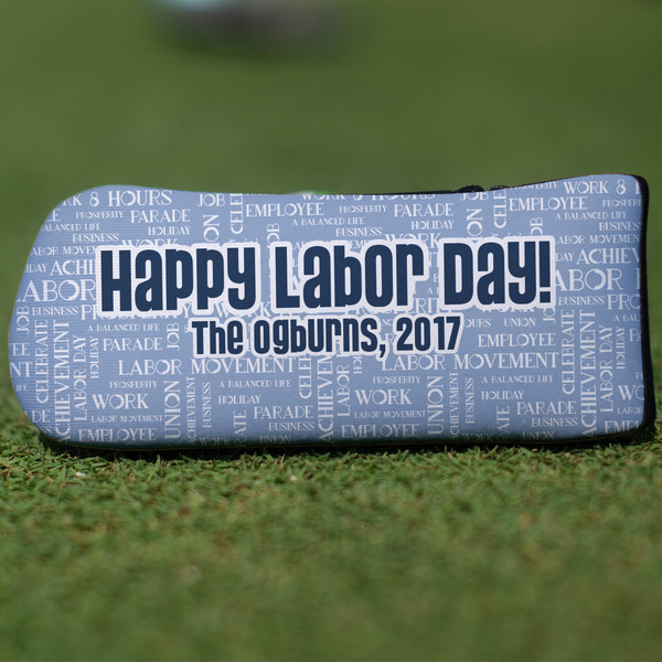 Custom Labor Day Blade Putter Cover (Personalized)