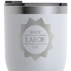 Labor Day RTIC Tumbler - White - Engraved Front & Back (Personalized)