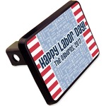 Labor Day Rectangular Trailer Hitch Cover - 2" (Personalized)